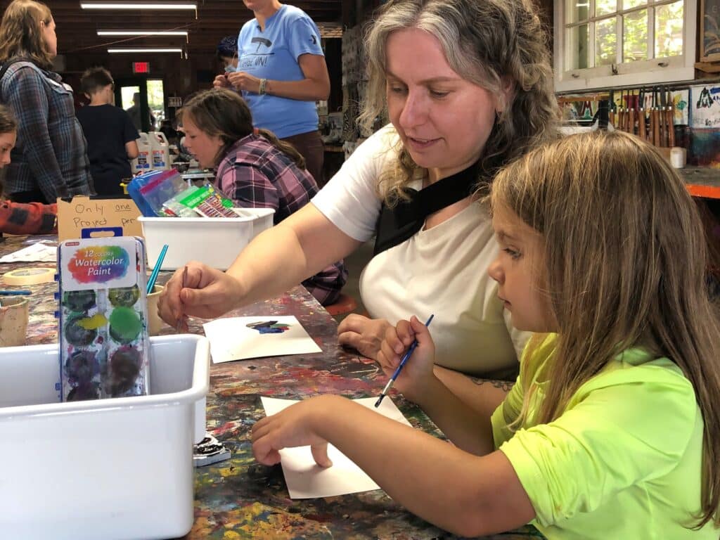 Family Camp art activities