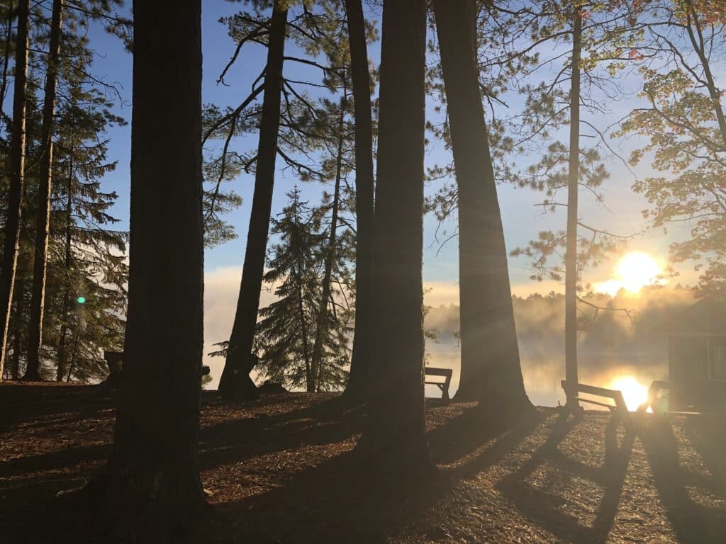 Sunrise on the waterfront