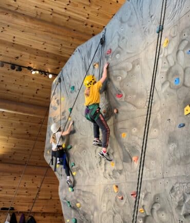 Rocking climbing at MLC